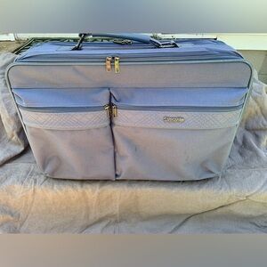 Samsonite Excel Shoulder Weekend Bag Carry On Blue 22x14x7 Handle Shoulder Strap